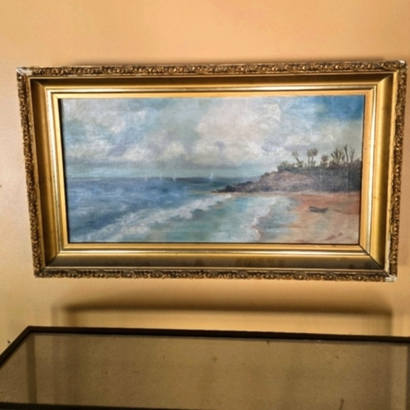 Other - Mid-Century Joseph Buzzelli Framed Oil Painting "Ponds"